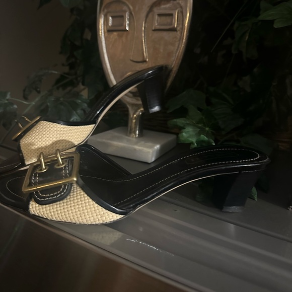 Coach slip on heel out open toe sandals 7.5 - Picture 7 of 7